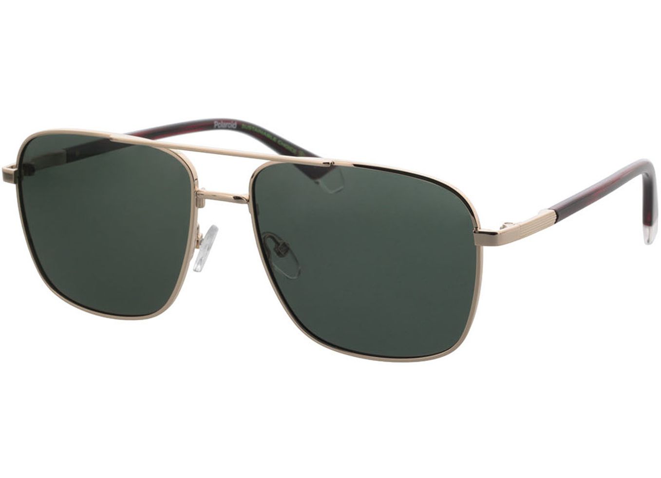 Polaroid PLD 4128/S/X J5G/UC 60-17 Sonnenbrille ohne Sehstärke, Herren, Vollrand, Rechteckig