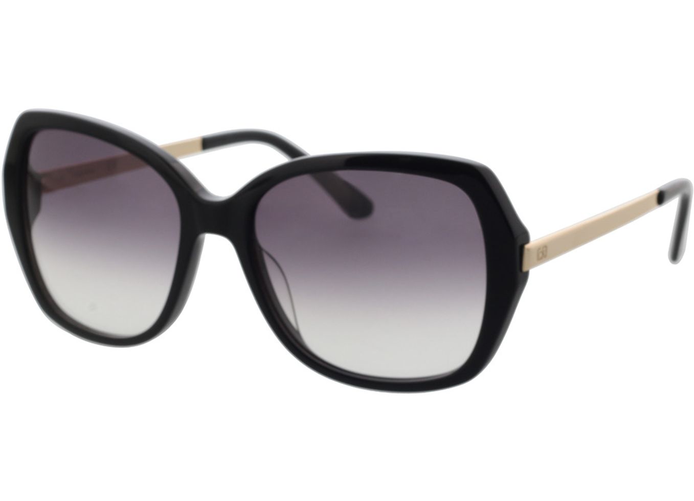 Calvin Klein CK21704S 001 56-17 Sonnenbrille mit Sehstärke erhältlich, Damen, Vollrand, Eckig