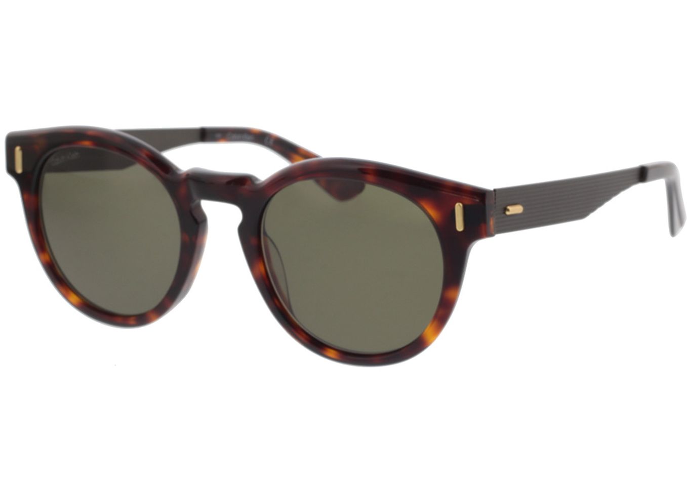 Calvin Klein CK21527S 220 50-21 Sonnenbrille mit Sehstärke erhältlich, Damen/Herren, Vollrand, Rund