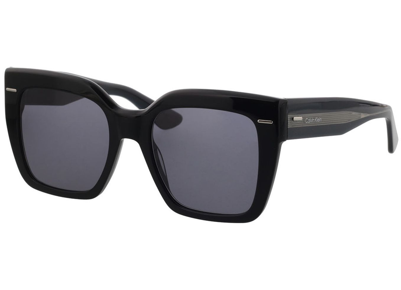 Calvin Klein CK23508S 001 54-20 Sonnenbrille mit Sehstärke erhältlich, Damen, Vollrand, Rechteckig