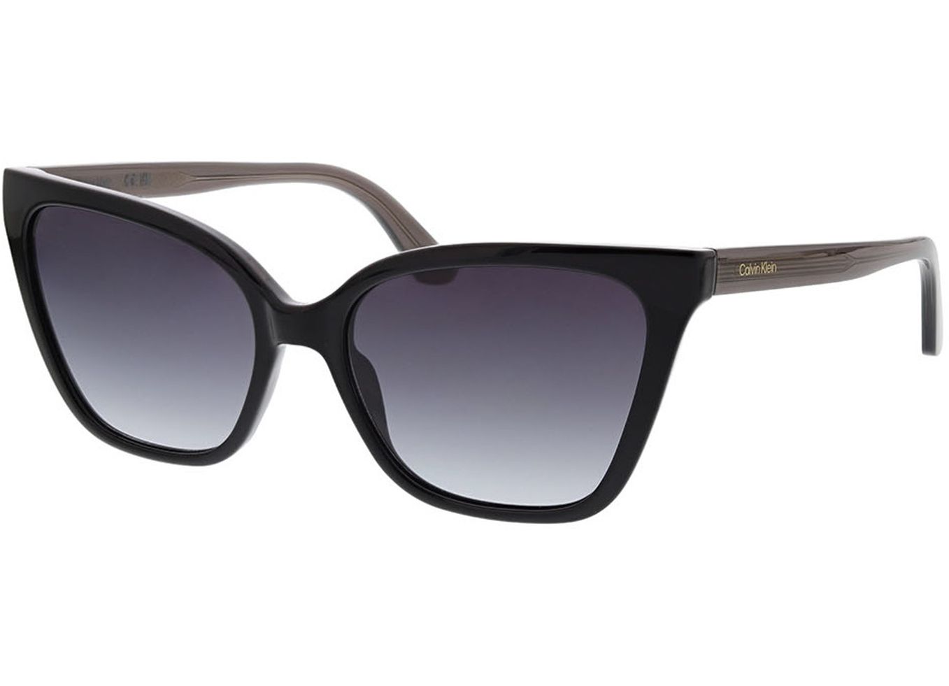 Calvin Klein CK24507S 001 57-17 Sonnenbrille mit Sehstärke erhältlich, Damen, Vollrand, Cateye