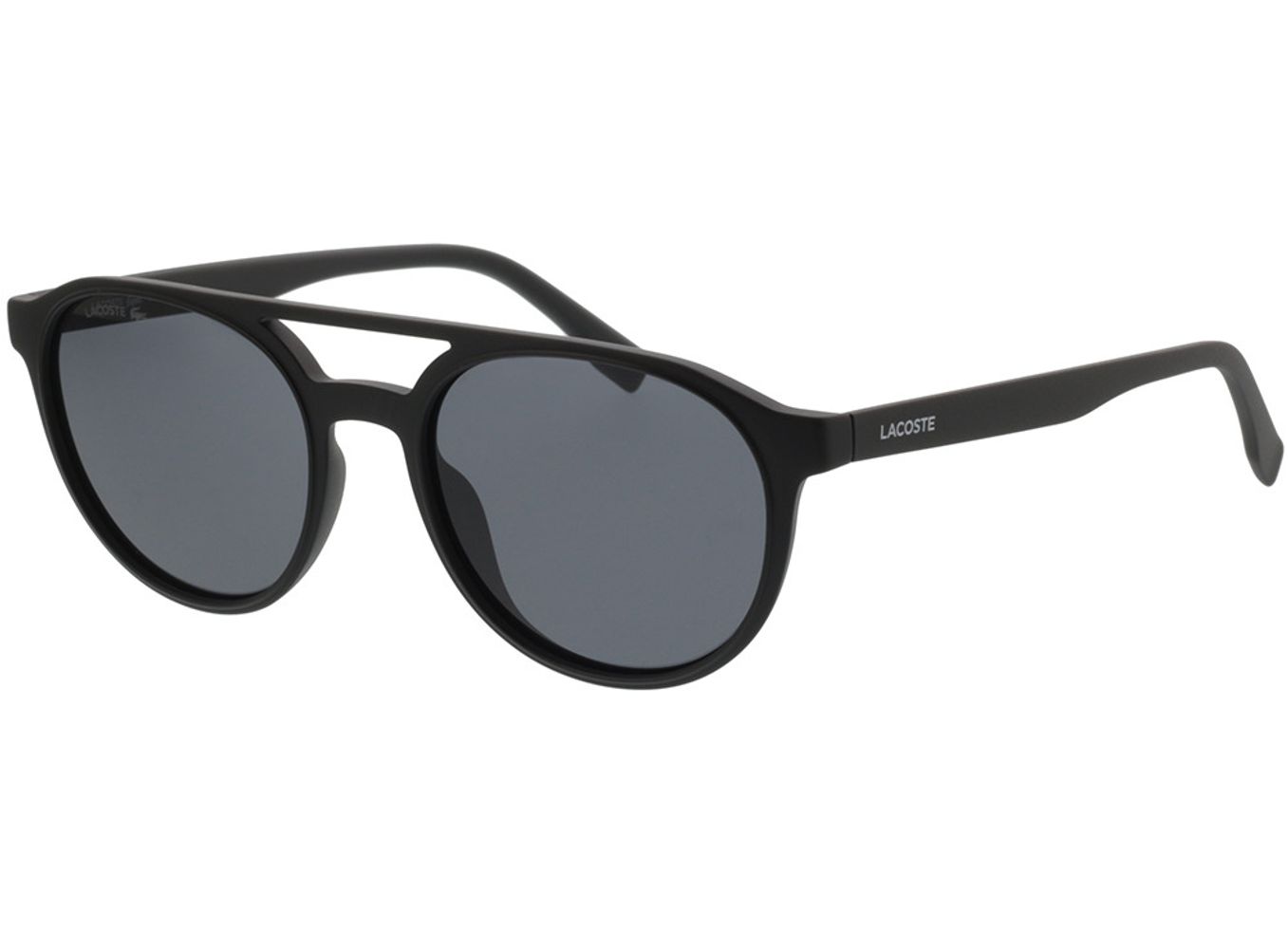 Lacoste L881S 001 52-18 Sonnenbrille mit Sehstärke erhältlich, Herren, Vollrand, Rund