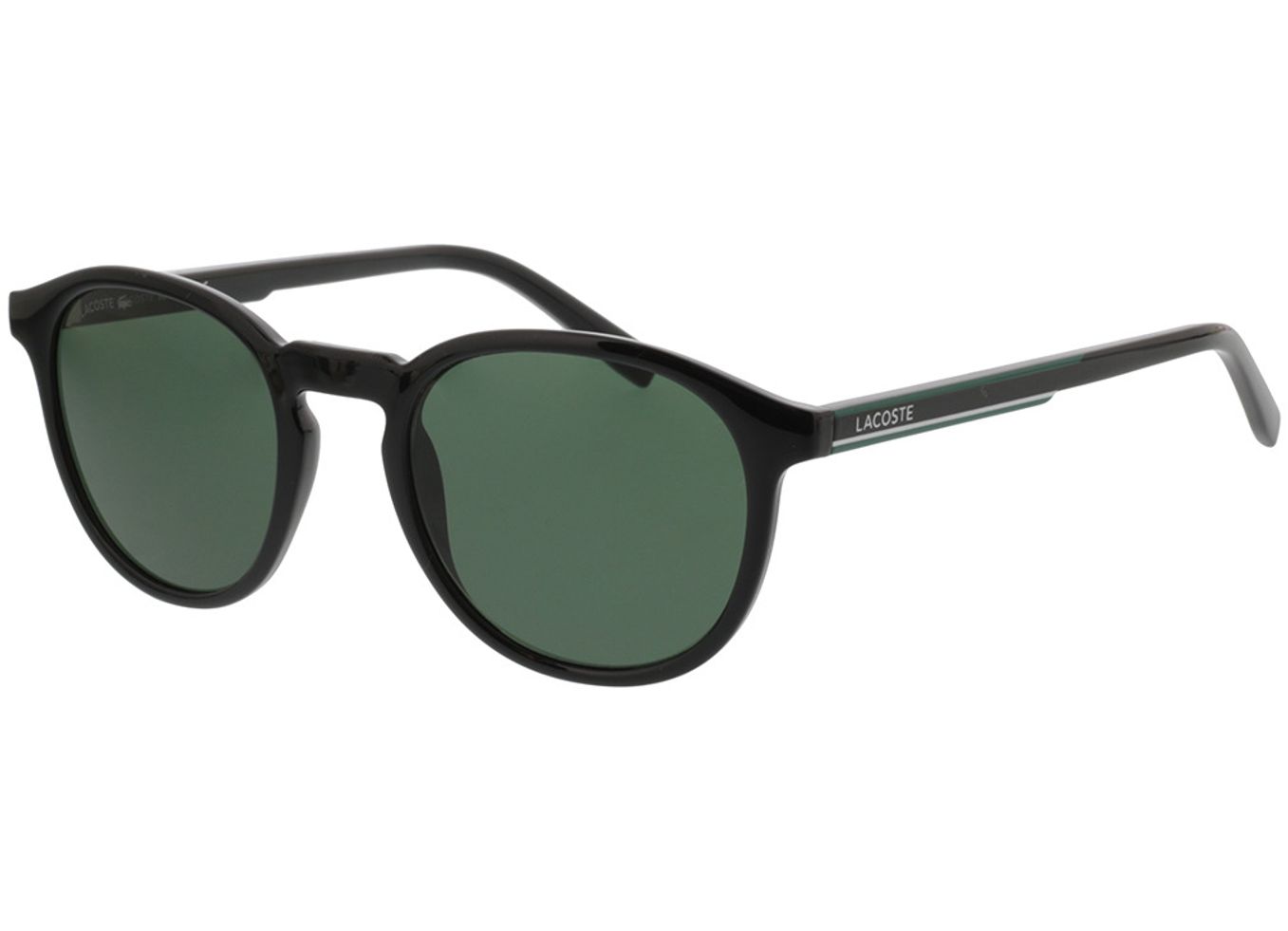 Lacoste L916S 001 50-21 Sonnenbrille mit Sehstärke erhältlich, Damen/Herren, Vollrand, Rund