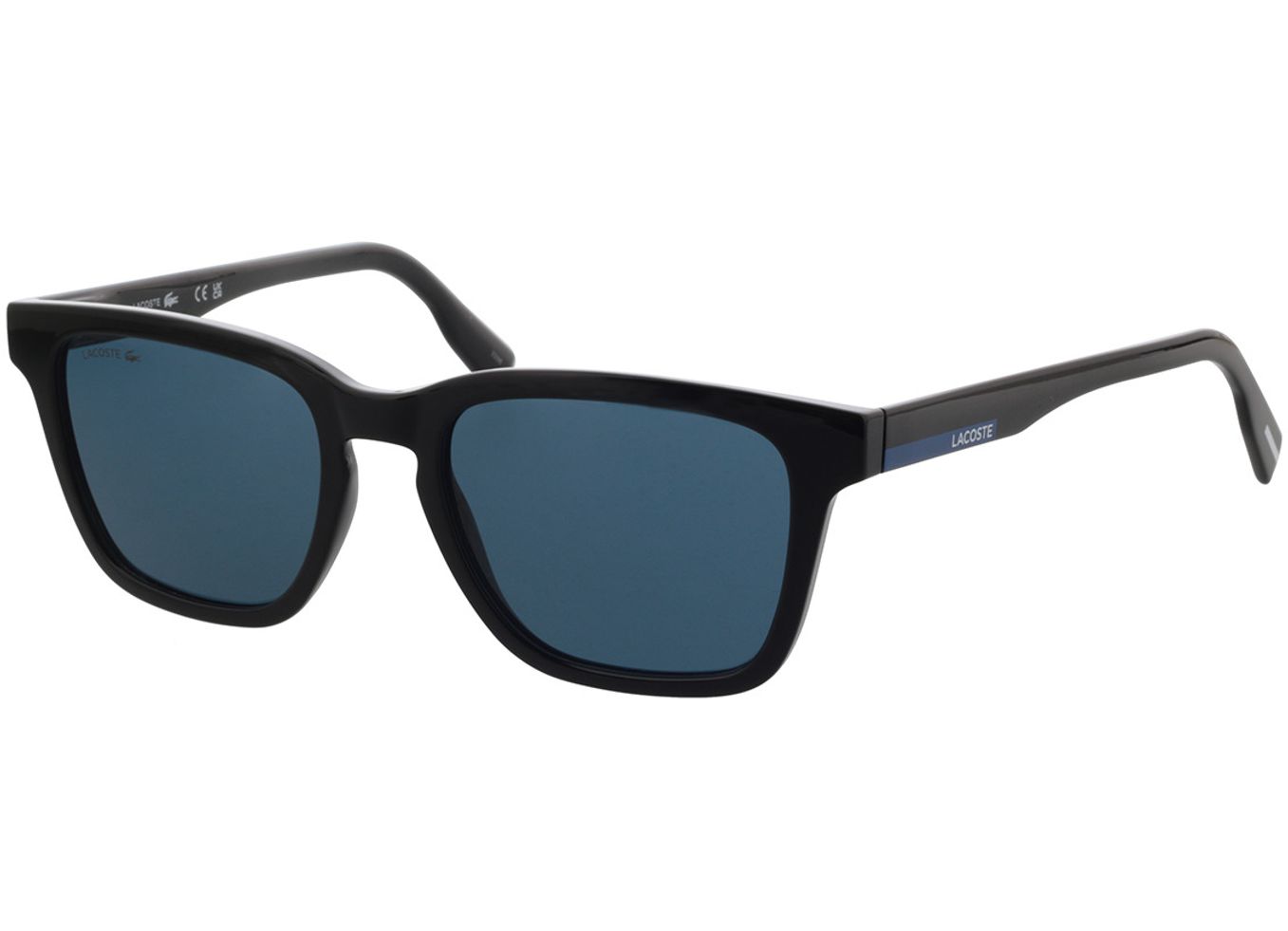 Lacoste L987S 001 53-19 Sonnenbrille mit Sehstärke erhältlich, Herren, Vollrand, Eckig