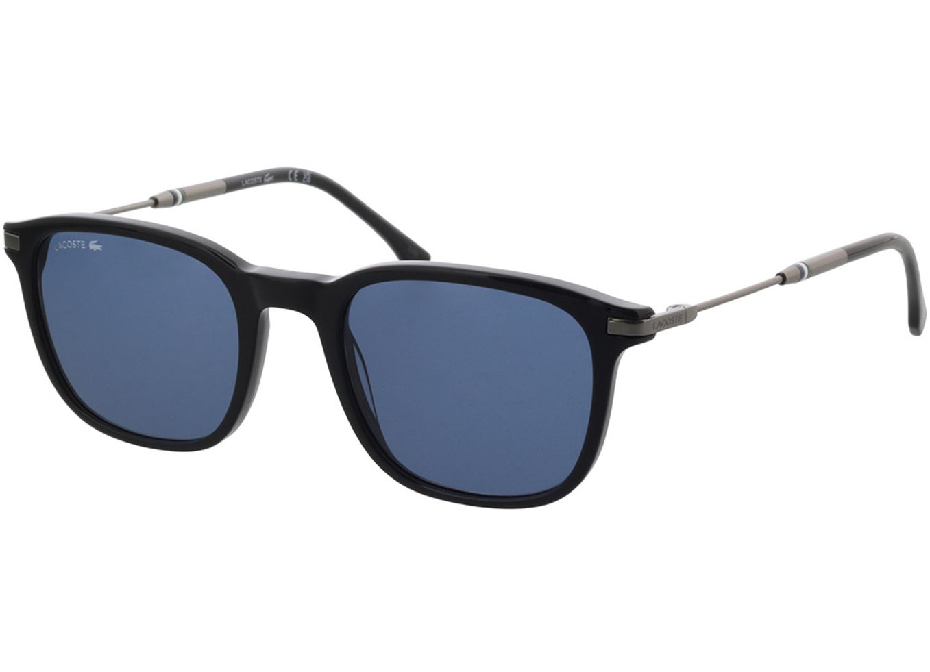 Lacoste L992S 001 51-21 Sonnenbrille mit Sehstärke erhältlich, Herren, Vollrand, Eckig