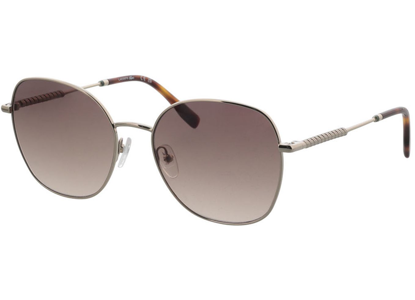 Lacoste L257S 712 56-18 Sonnenbrille mit Sehstärke erhältlich, Damen, Vollrand, Rund