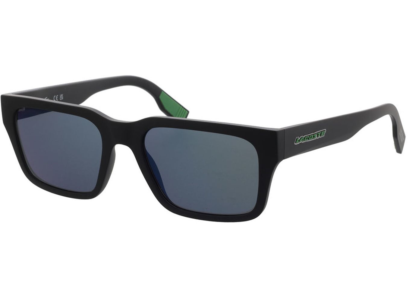 Lacoste L6004S 002 55-19 Sonnenbrille mit Sehstärke erhältlich, Herren, Vollrand, Rechteckig