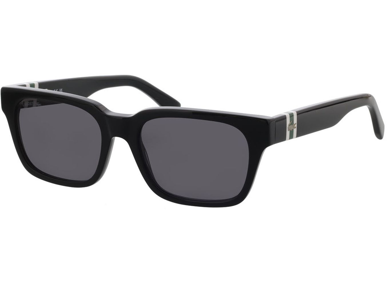 Lacoste L6007S 001 54-18 Sonnenbrille mit Sehstärke erhältlich, Herren, Vollrand, Rechteckig