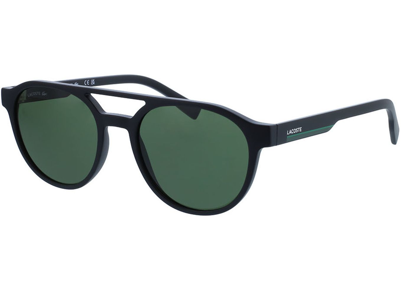 Lacoste L6008S 002 53-19 Sonnenbrille mit Sehstärke erhältlich, Herren, Vollrand, Rund