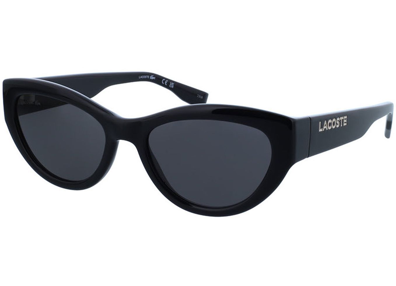 Lacoste L6013S 001 54-18 Sonnenbrille mit Sehstärke erhältlich, Damen, Vollrand, Cateye