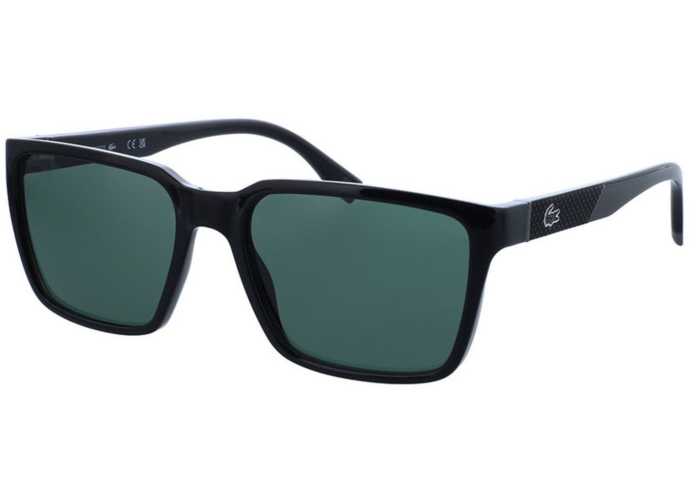 Lacoste L6011S 001 56-18 Sonnenbrille mit Sehstärke erhältlich, Herren, Vollrand, Rechteckig