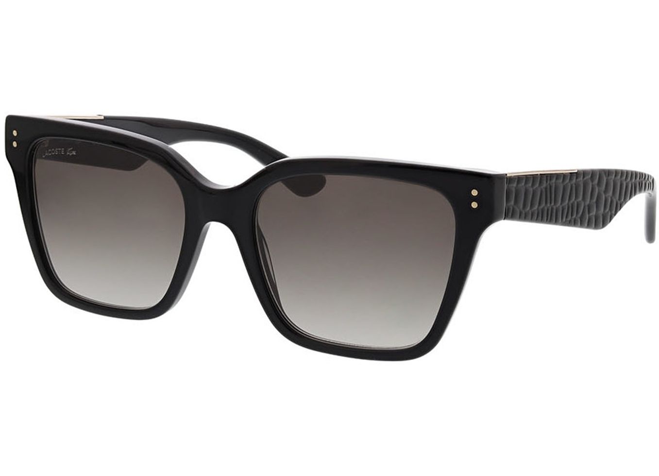 Lacoste L6022S 001 54-18 Sonnenbrille mit Sehstärke erhältlich, Damen, Vollrand, Rechteckig