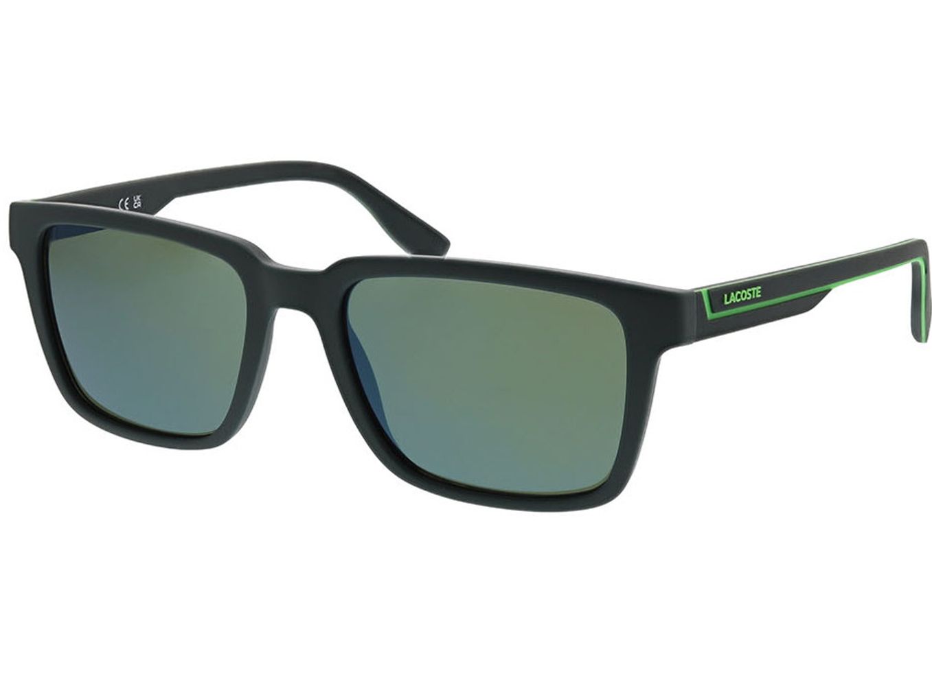 Lacoste L6032S 301 54-18 Sonnenbrille mit Sehstärke erhältlich, Herren, Vollrand, Rechteckig