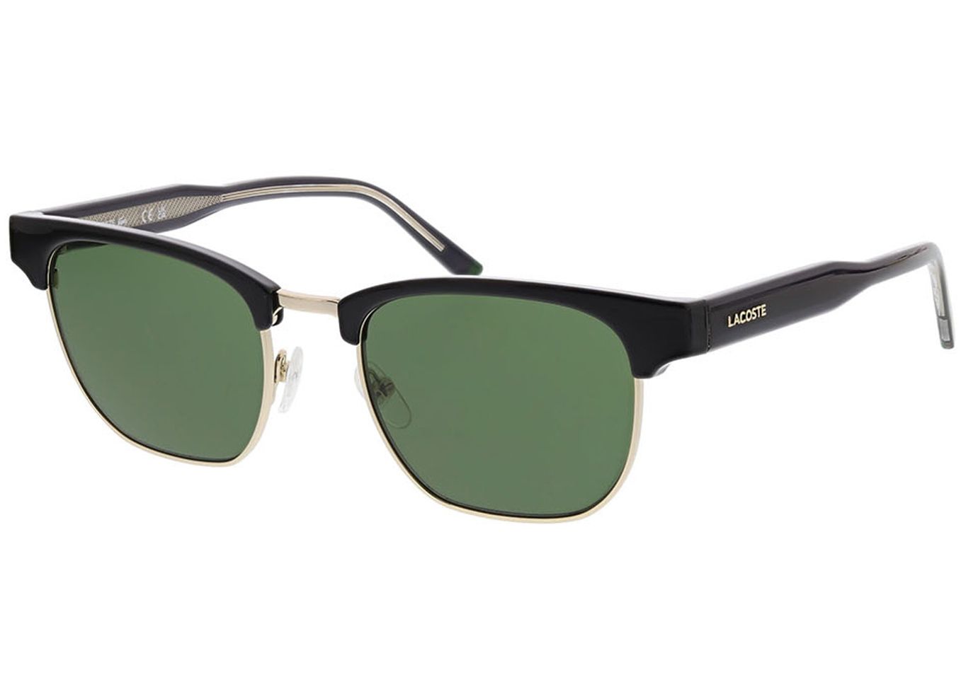 Lacoste L266S 001 51-20 Sonnenbrille mit Sehstärke erhältlich, Herren, Vollrand, Rechteckig