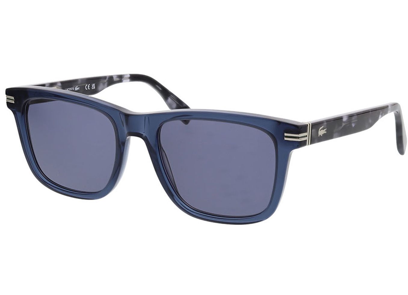 Lacoste L6045S 410 54-19 Sonnenbrille mit Sehstärke erhältlich, Herren, Vollrand, Rechteckig