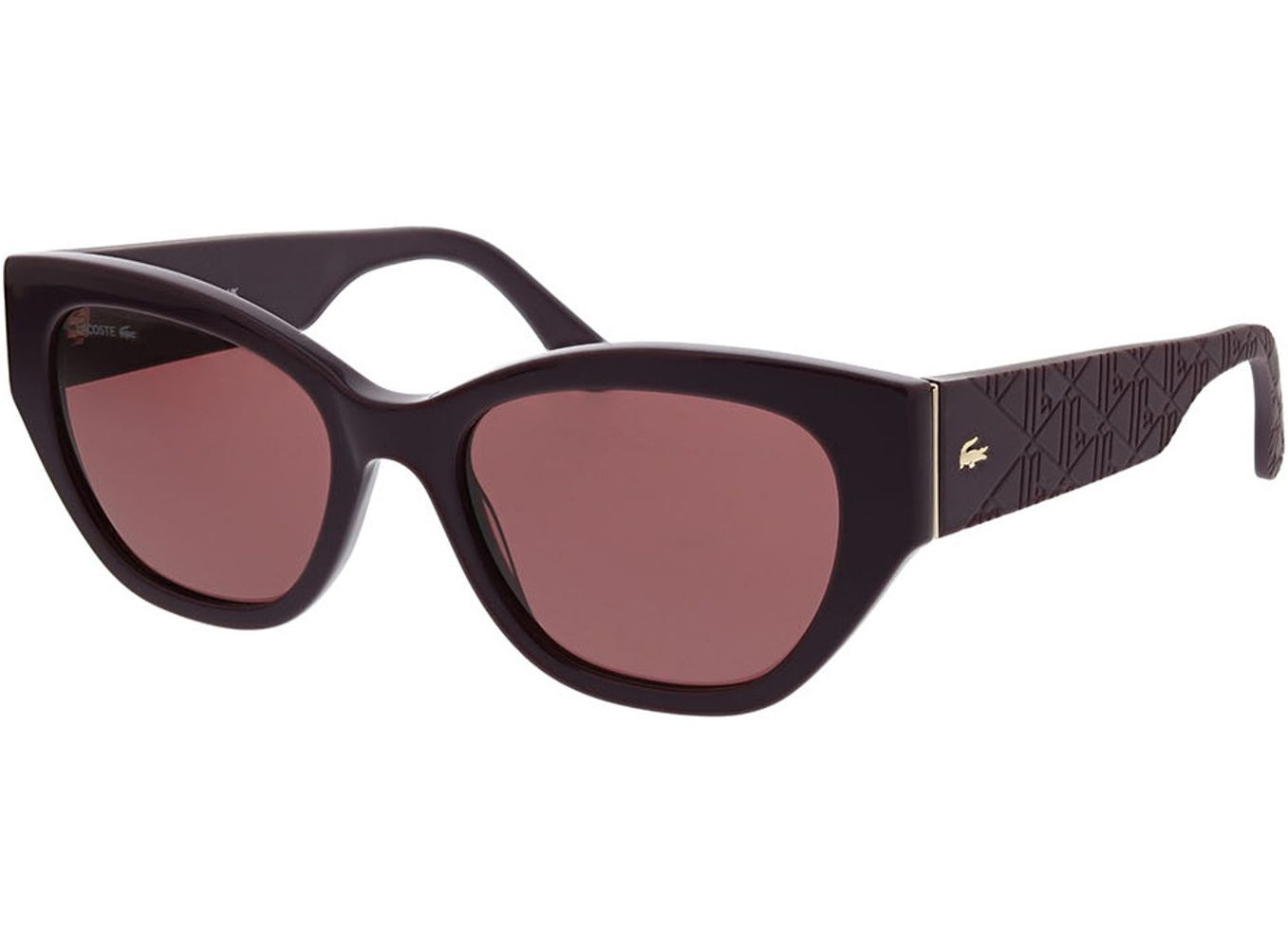 Lacoste L6047S 601 54-19 Sonnenbrille mit Sehstärke erhältlich, Damen, Vollrand, Rechteckig