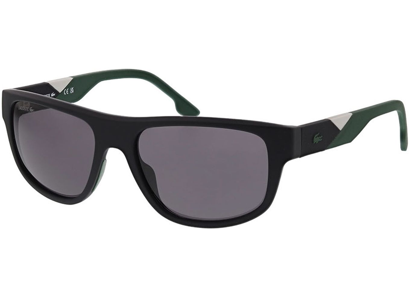 Lacoste L6042S 002 55-17 Sonnenbrille mit Sehstärke erhältlich, Herren, Vollrand, Rechteckig