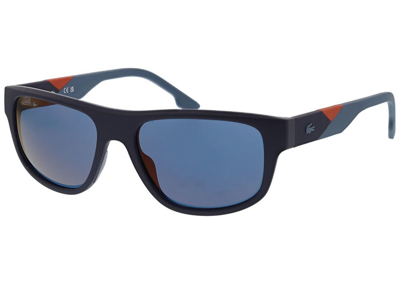 Lacoste L6042S 424 55-17 Sonnenbrille mit Sehstärke erhältlich, Herren, Vollrand, Rechteckig