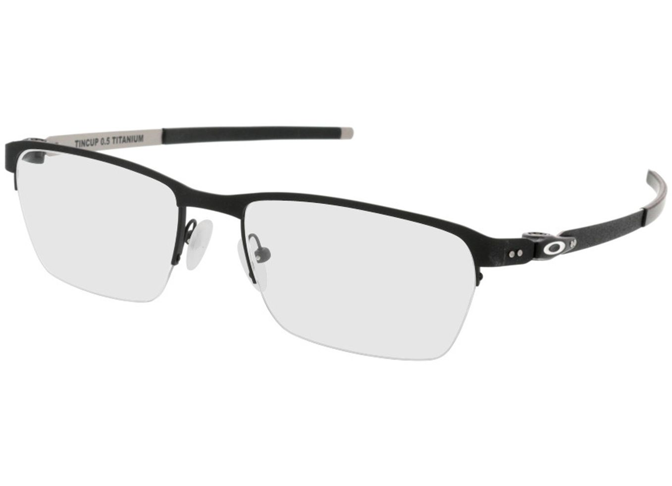 Oakley Tincup 0.5 Titanium OX5099 01 53-18 Brillengestell inkl. Gläser, Herren, Halbrand, browline