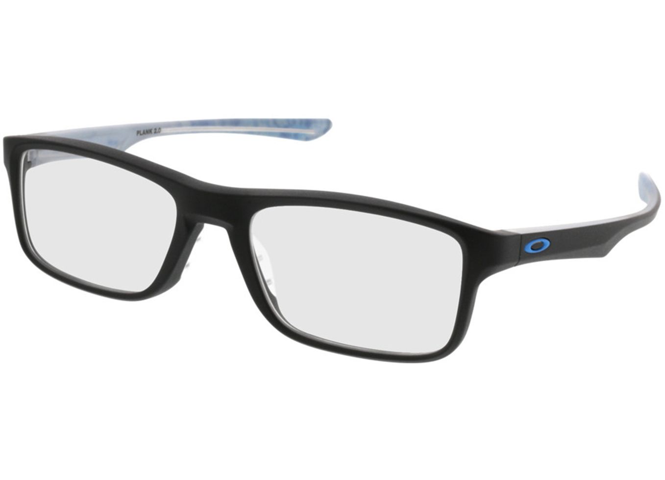 Oakley Plank 2.0 OX8081 01 53-18 Brillengestell inkl. Gläser, Herren, Vollrand, Rechteckig