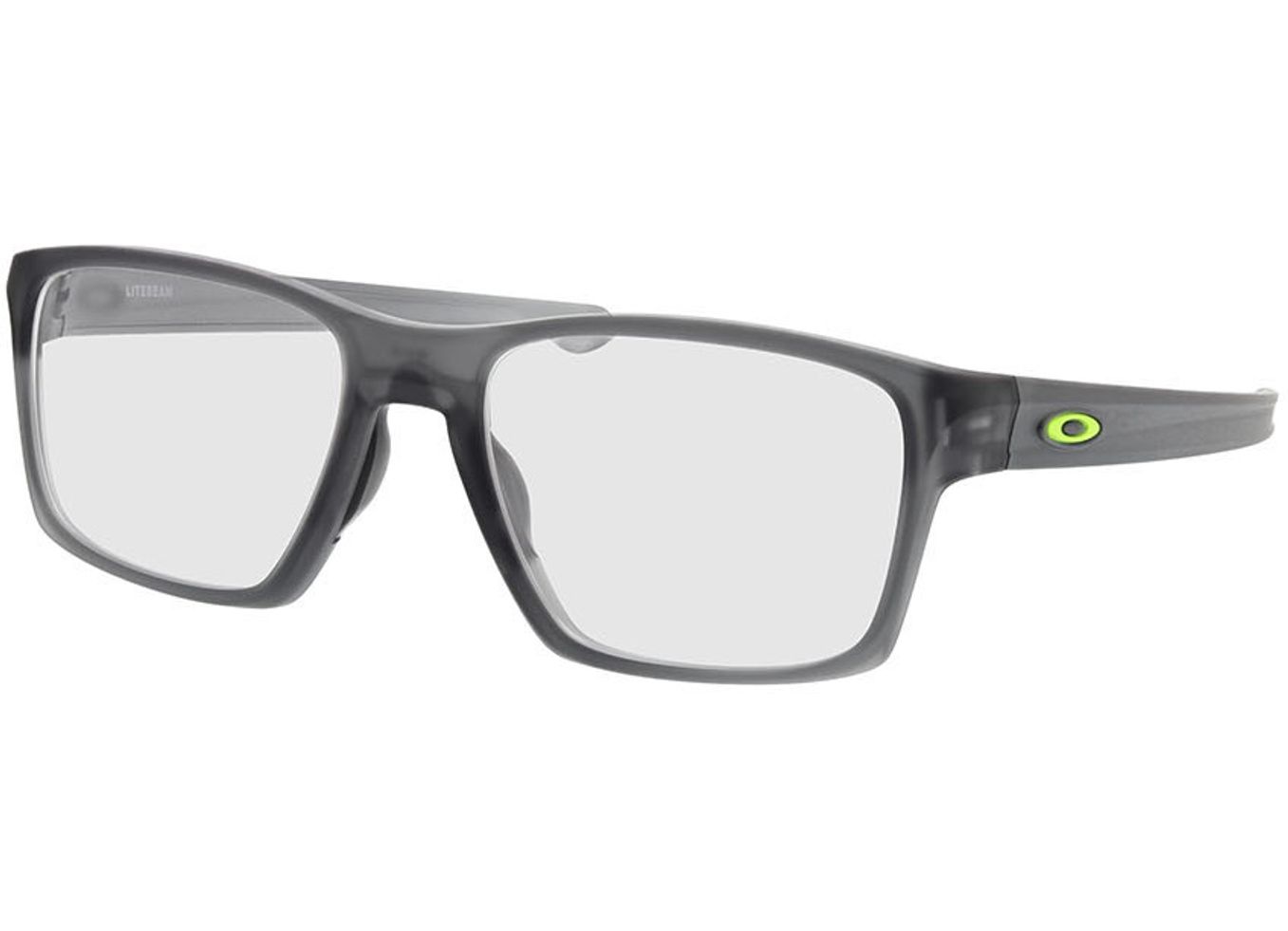 Oakley Litebeam OX8140 02 55-18 Brillengestell inkl. Gläser, Herren, Vollrand, Eckig