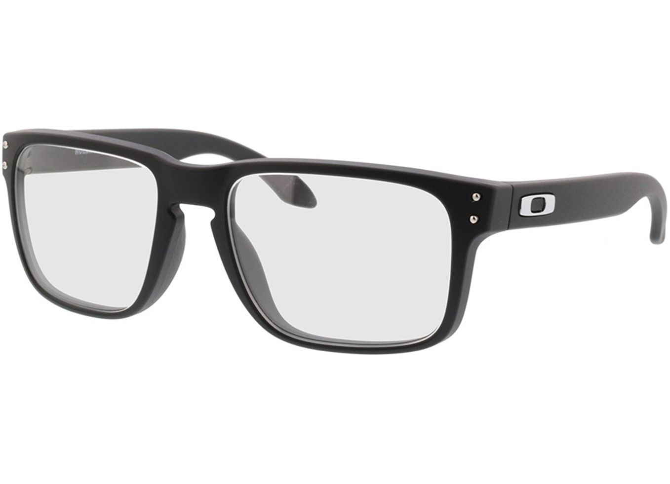 Oakley Holbrook RX OX8156 01 54-18 Brillengestell inkl. Gläser, Herren, Vollrand, Eckig