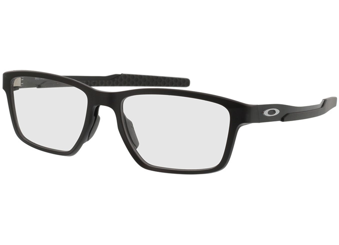 Oakley Metalink OX8153 01 55-17 Brillengestell inkl. Gläser, Herren, Vollrand, Rechteckig