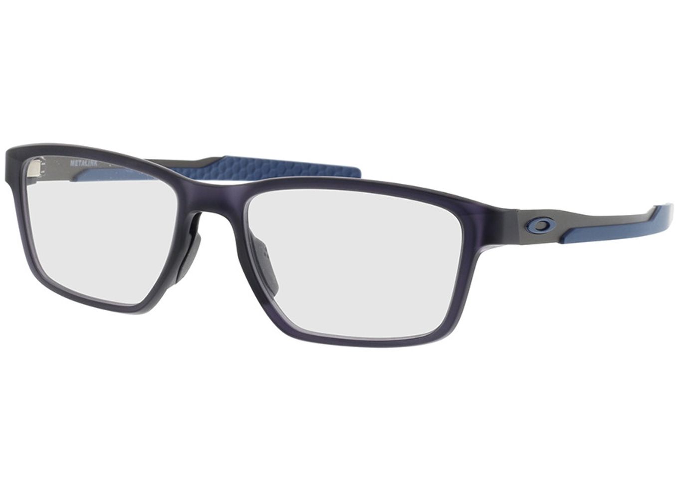 Oakley Metalink OX8153 07 55-17 Brillengestell inkl. Gläser, Herren, Vollrand, Rechteckig