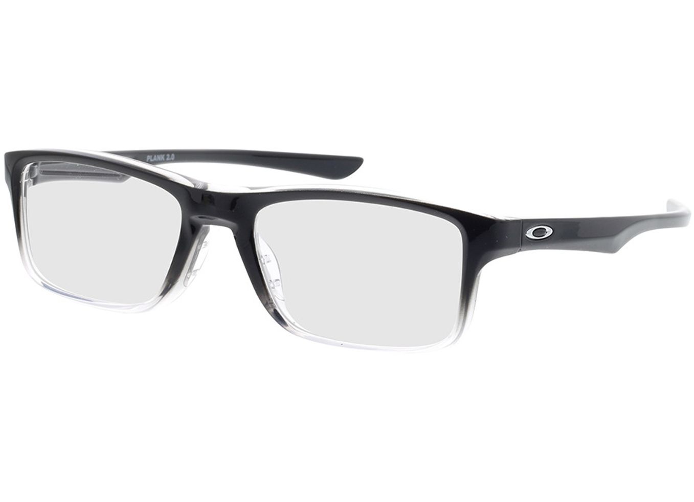 Oakley Plank 2.0 OX8081 12 53-18 Brillengestell inkl. Gläser, Herren, Vollrand, Rechteckig