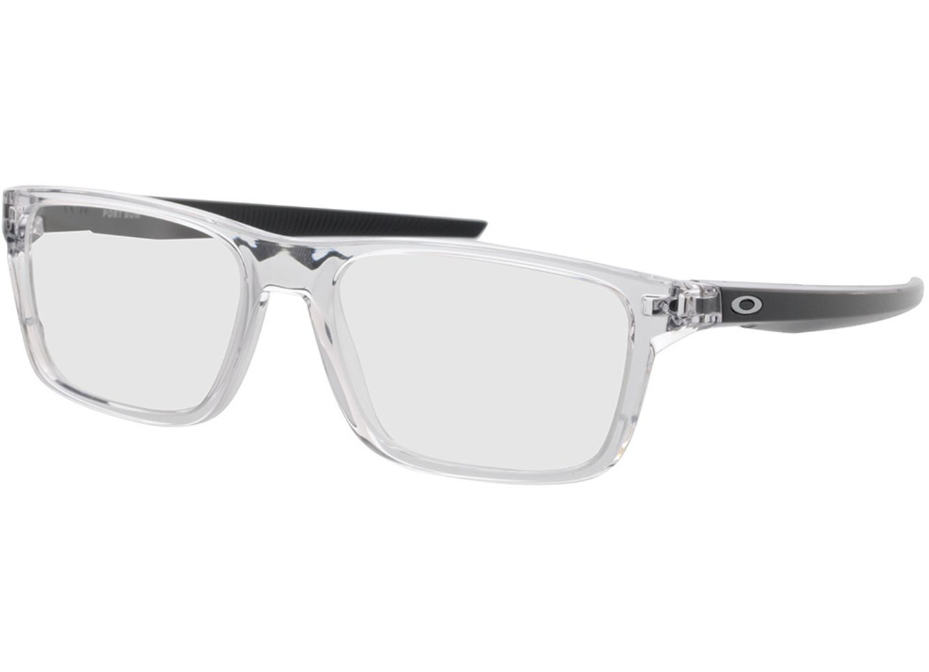 Oakley Port Bow OX8164 02 55-17 Brillengestell inkl. Gläser, Herren, Vollrand, Rechteckig