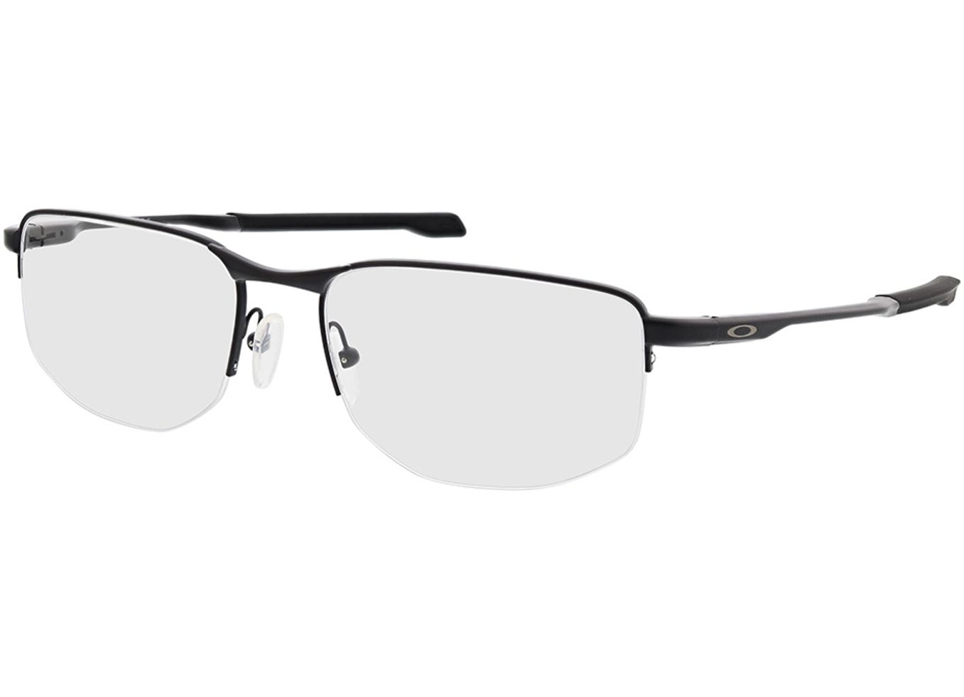 Oakley Addams 0.5 OX3035 01 56-18 Brillengestell inkl. Gläser, Herren, Halbrand, Rechteckig