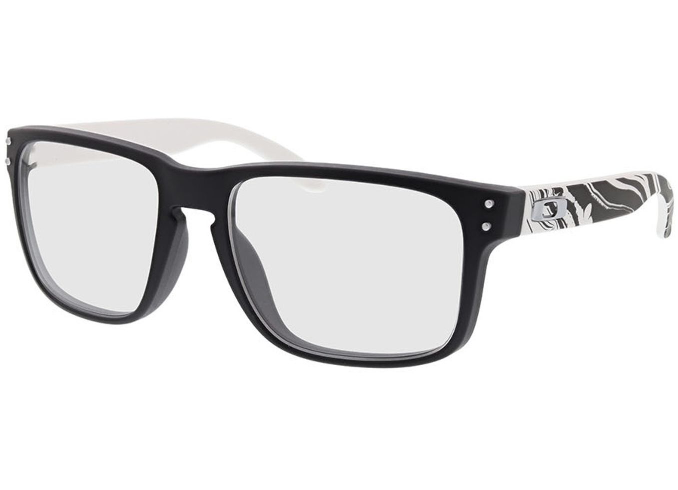 Oakley Holbrook RX OX8156 15 56-18 Brillengestell inkl. Gläser, Herren, Vollrand, Eckig