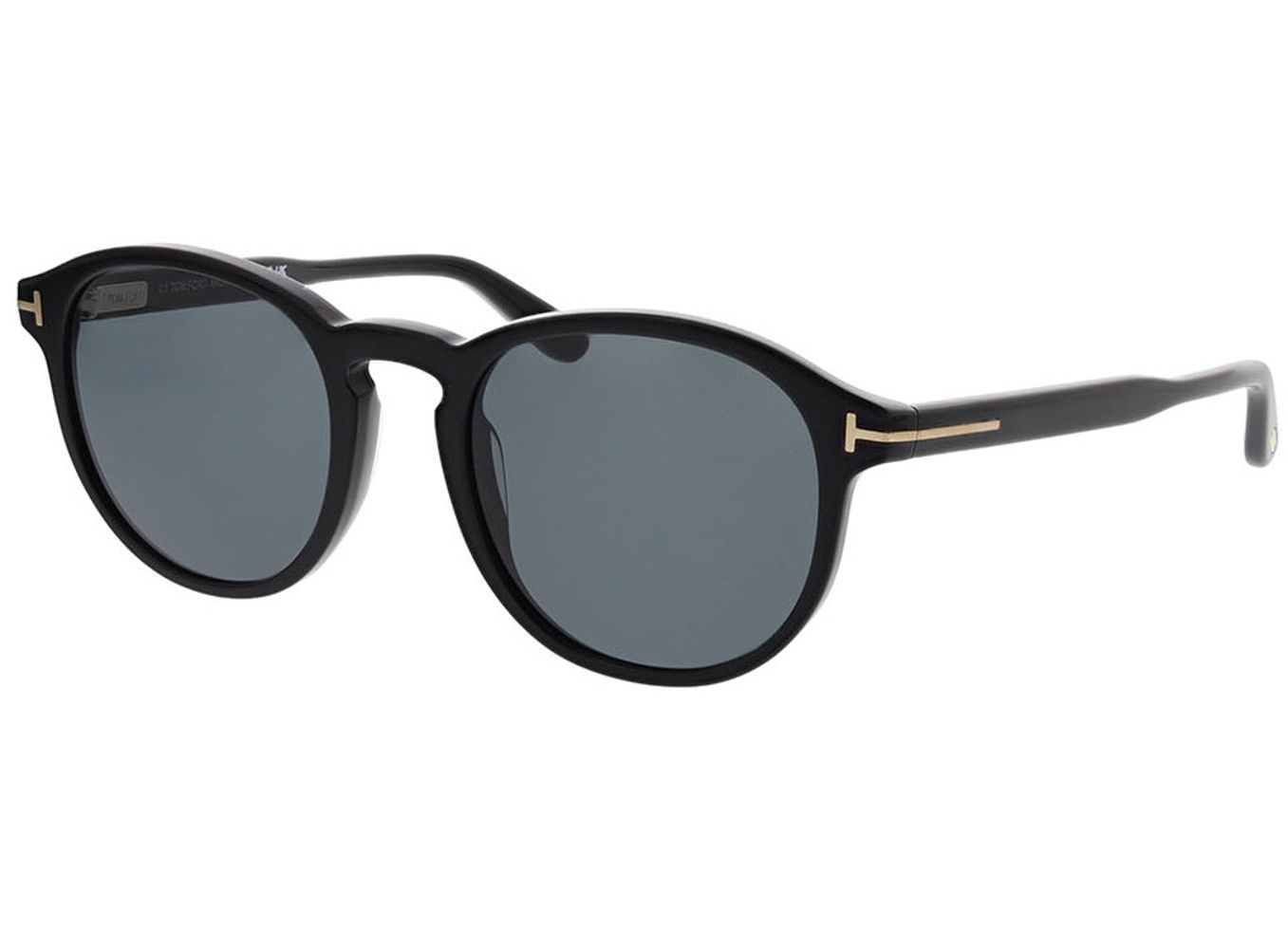 Tom Ford Dante FT0834 01A 52-21 Sonnenbrille mit Sehstärke erhältlich, Herren, Vollrand, Rund