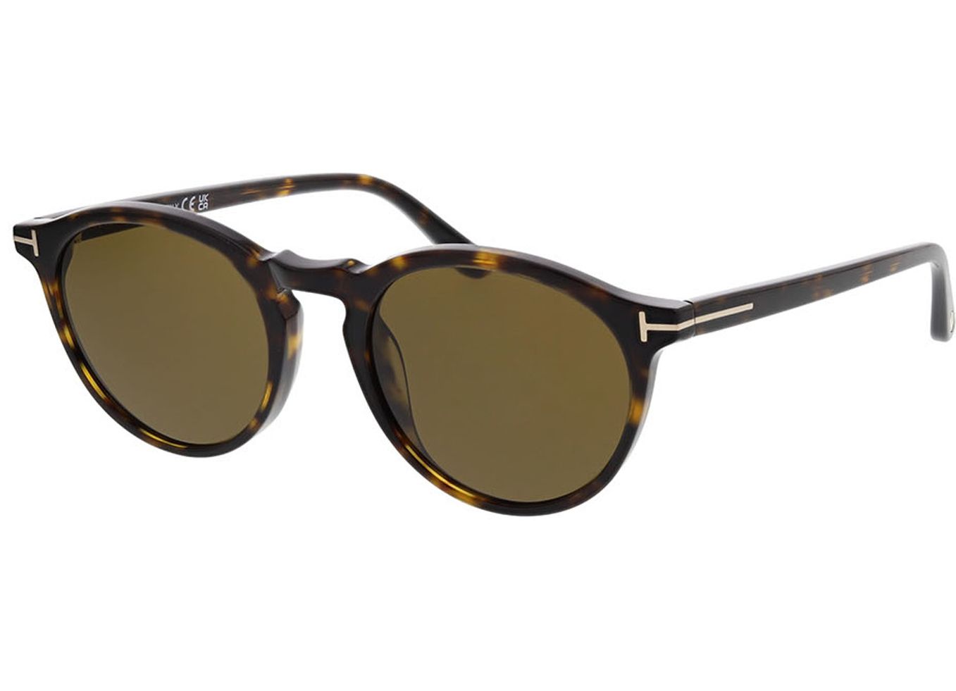 Tom Ford AURELE FT0904 52J 50-19 Sonnenbrille mit Sehstärke erhältlich, Herren, Vollrand, Rund