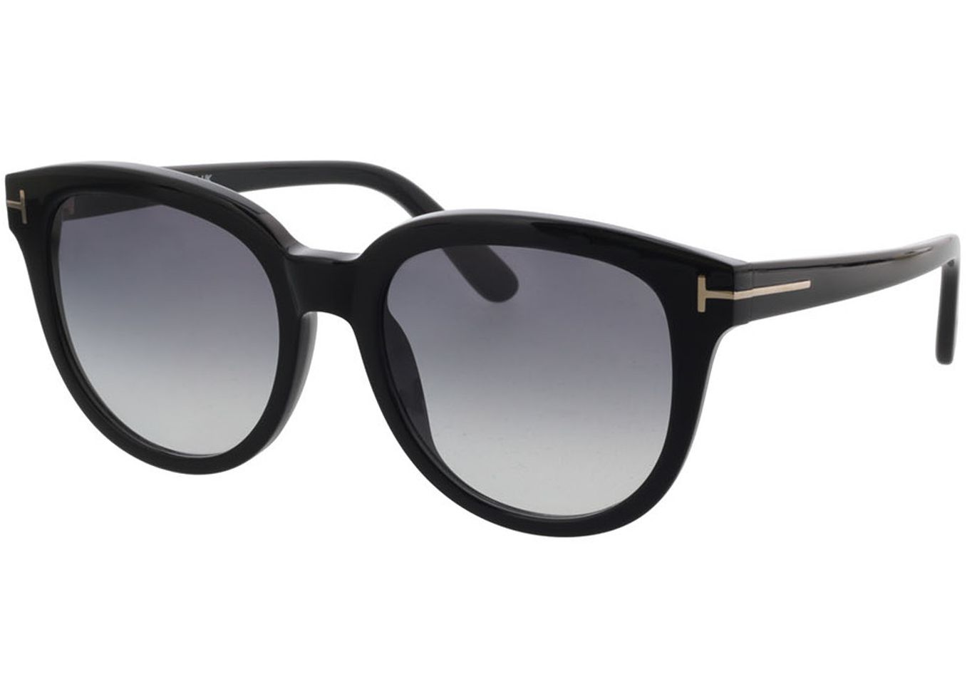 Tom Ford Olivia-02 FT0914 01B 54-19 Sonnenbrille mit Sehstärke erhältlich, Damen, Vollrand, panto