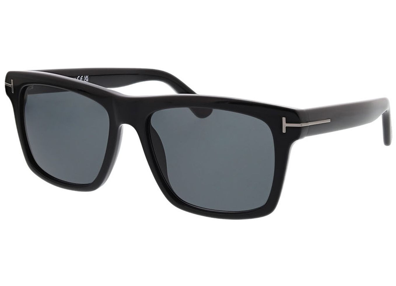 Tom Ford BUCKLEY-02 FT0906-N 01A 58-17 Sonnenbrille ohne Sehstärke, Herren, Vollrand, Eckig