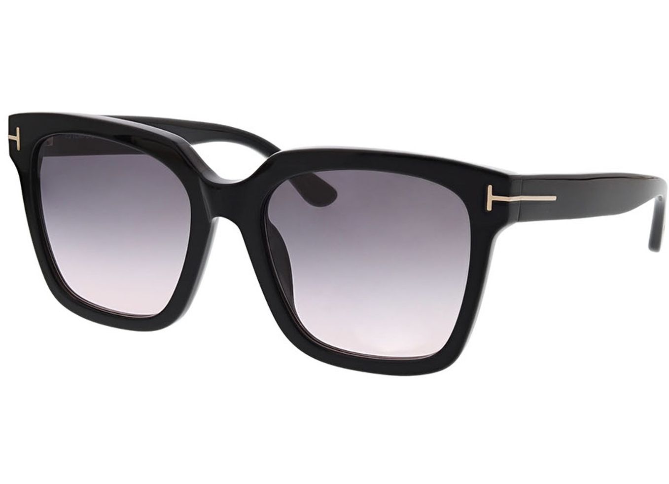 Tom Ford SELBY FT0952 01B 55-19 Sonnenbrille ohne Sehstärke, Damen, Vollrand, Eckig