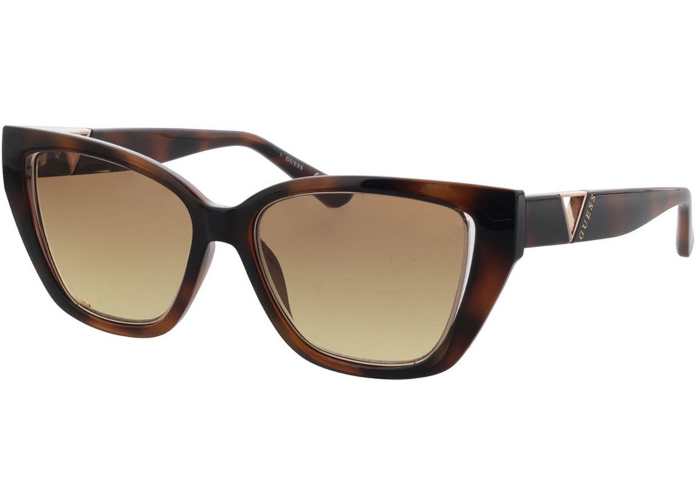 Guess GU7816 53F 54-16 Sonnenbrille mit Sehstärke erhältlich, Damen, Vollrand, Cateye