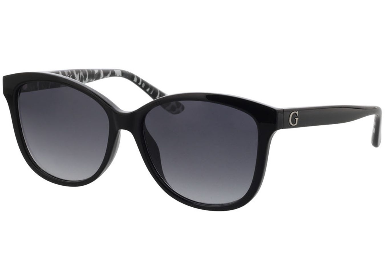 Guess GU7828 01B 56-15 Sonnenbrille mit Sehstärke erhältlich, Damen, Vollrand, Eckig