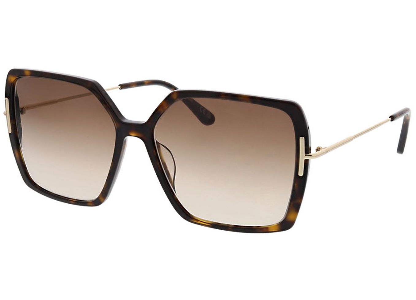 Tom Ford JOANNA FT1039 52F 59-15 Sonnenbrille ohne Sehstärke, Damen, Vollrand, Cateye