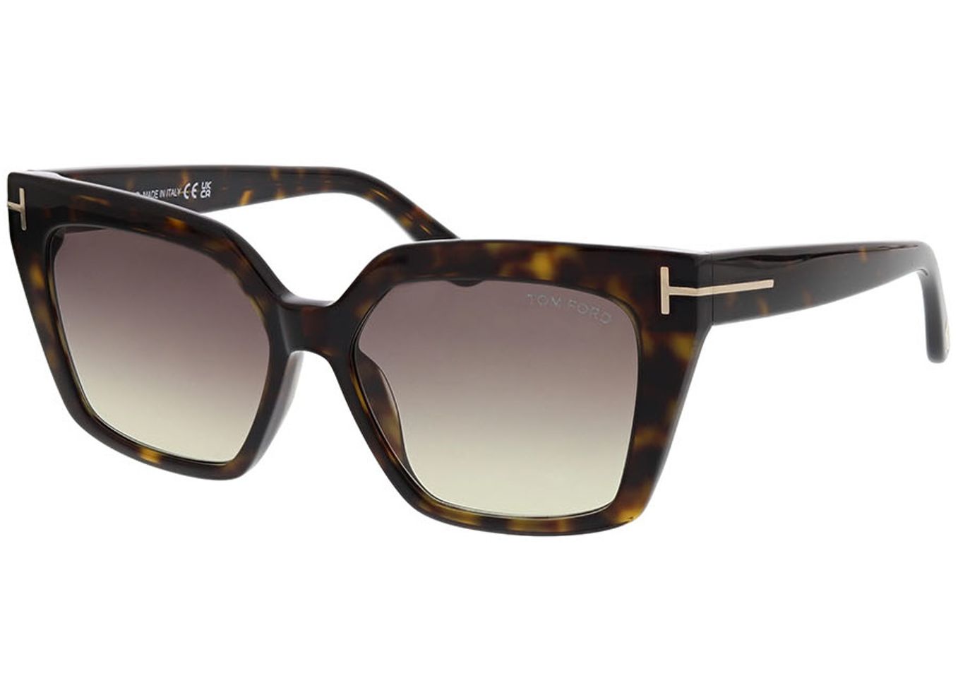 Tom Ford WINONA FT1030 52F 53-15 Sonnenbrille mit Sehstärke erhältlich, Damen, Vollrand, Cateye