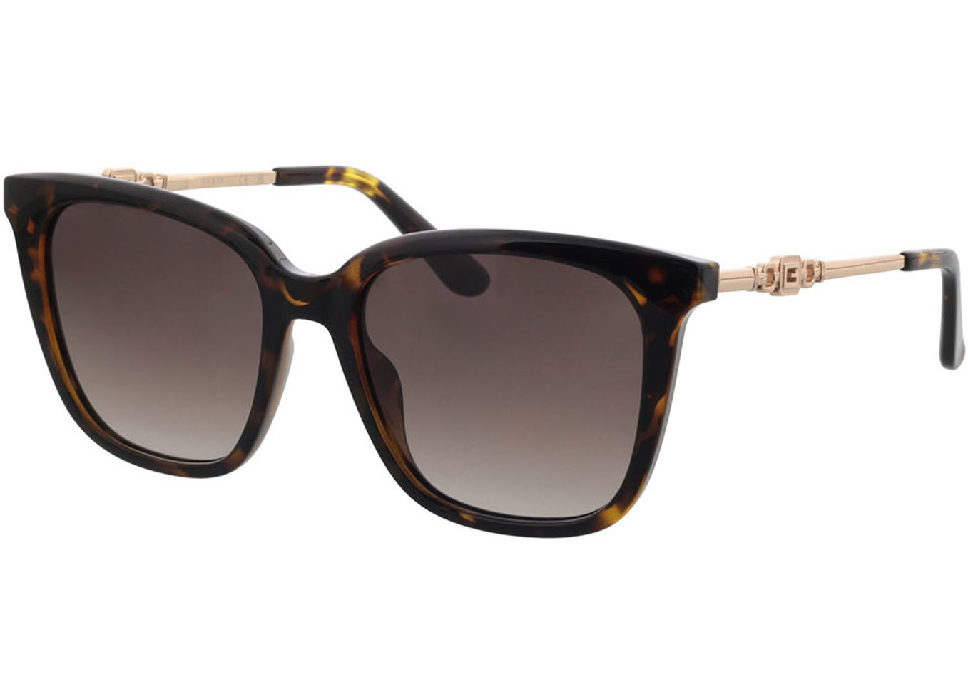 Guess GU7886 52F 53-17 Sonnenbrille mit Sehstärke erhältlich, Damen, Vollrand, Eckig