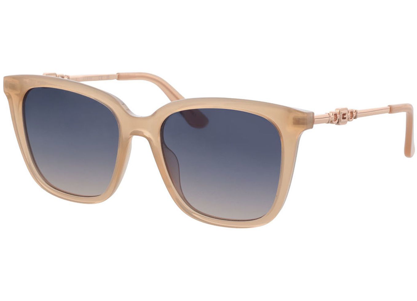 Guess GU7886 57B 53-17 Sonnenbrille mit Sehstärke erhältlich, Damen, Vollrand, Eckig