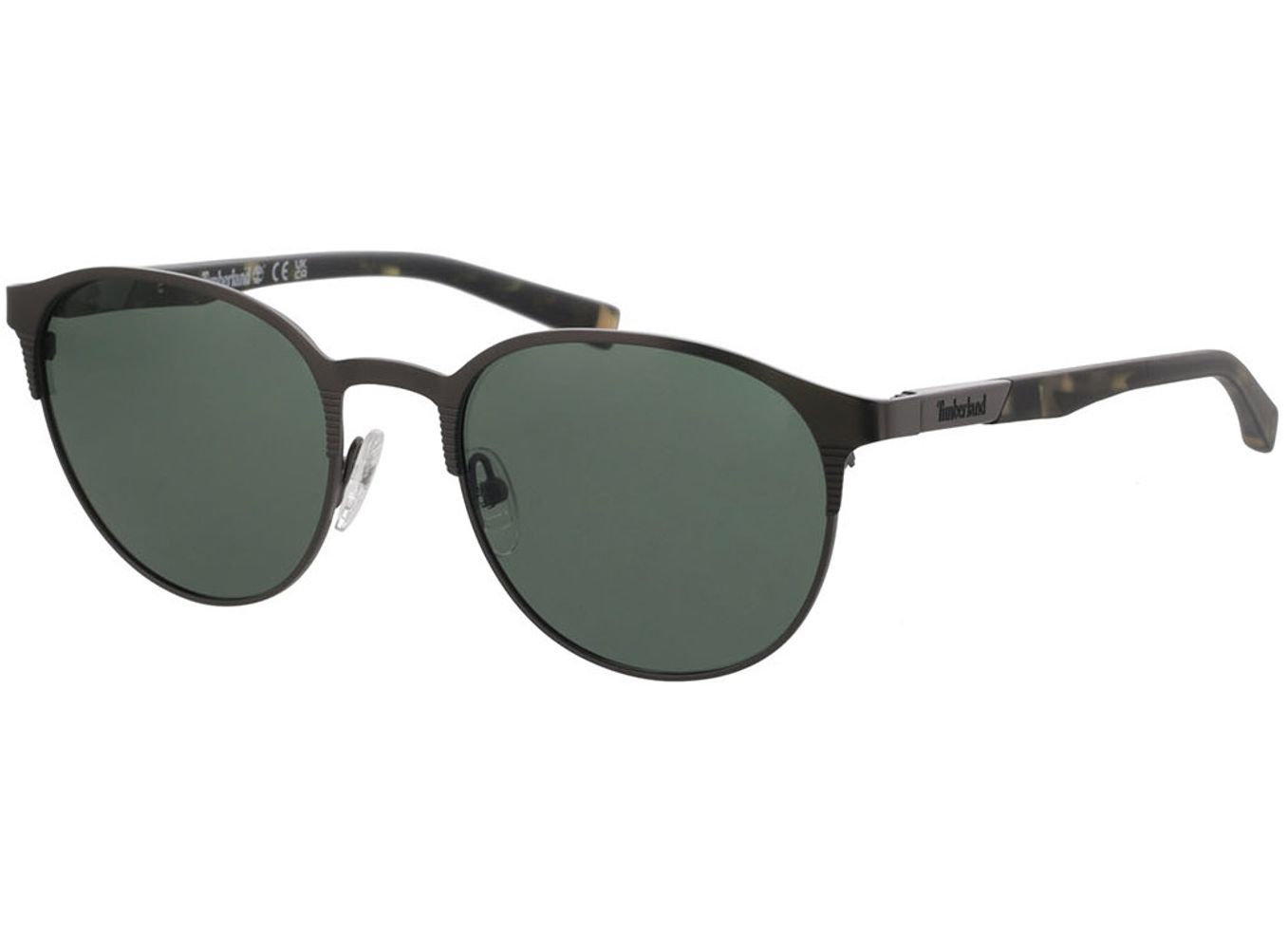 Timberland TB9313 13R 53-19 Sonnenbrille mit Sehstärke erhältlich, Herren, Vollrand, Rund