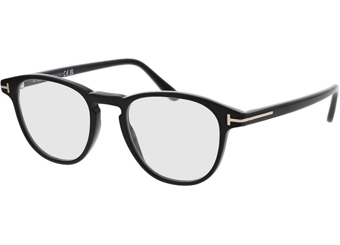 Tom Ford FT5899-B 001 48-19 Brillengestell inkl. Gläser, Herren, Vollrand, Eckig