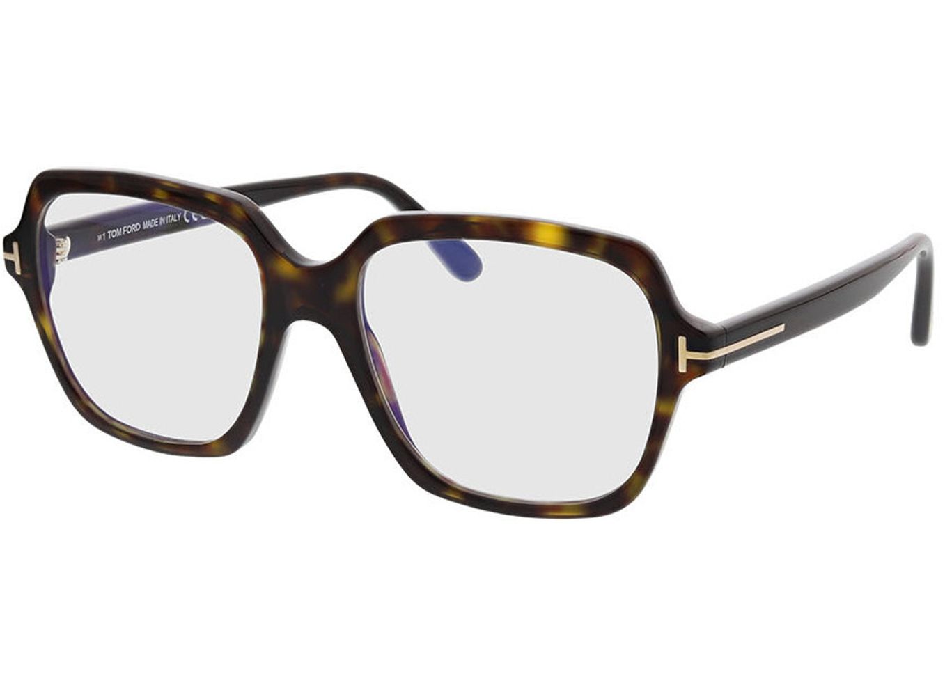 Tom Ford FT5908-B 052 54-17 Brillengestell inkl. Gläser, Damen, Vollrand, geometric