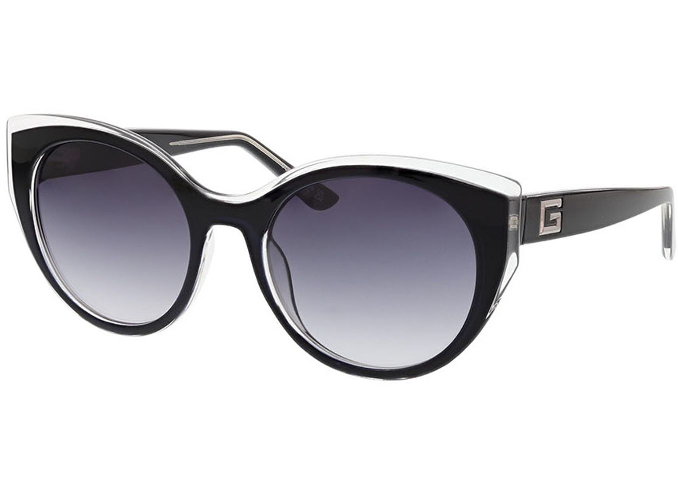 Guess GU7909 05B 53-19 Sonnenbrille mit Sehstärke erhältlich, Damen, Vollrand, Rund