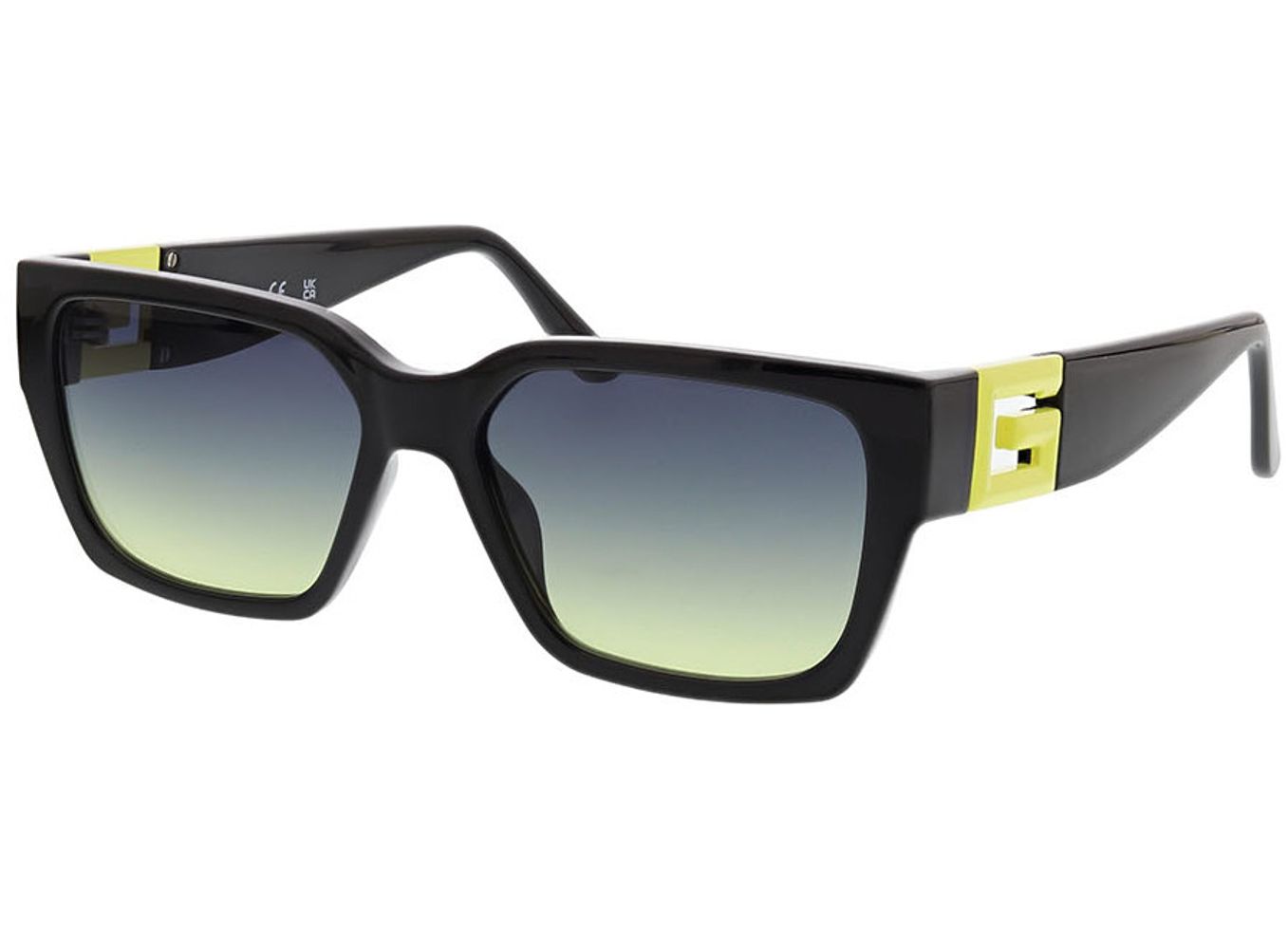 Guess GU7916 41B 55-16 Sonnenbrille mit Sehstärke erhältlich, Damen/Herren, Vollrand, Eckig