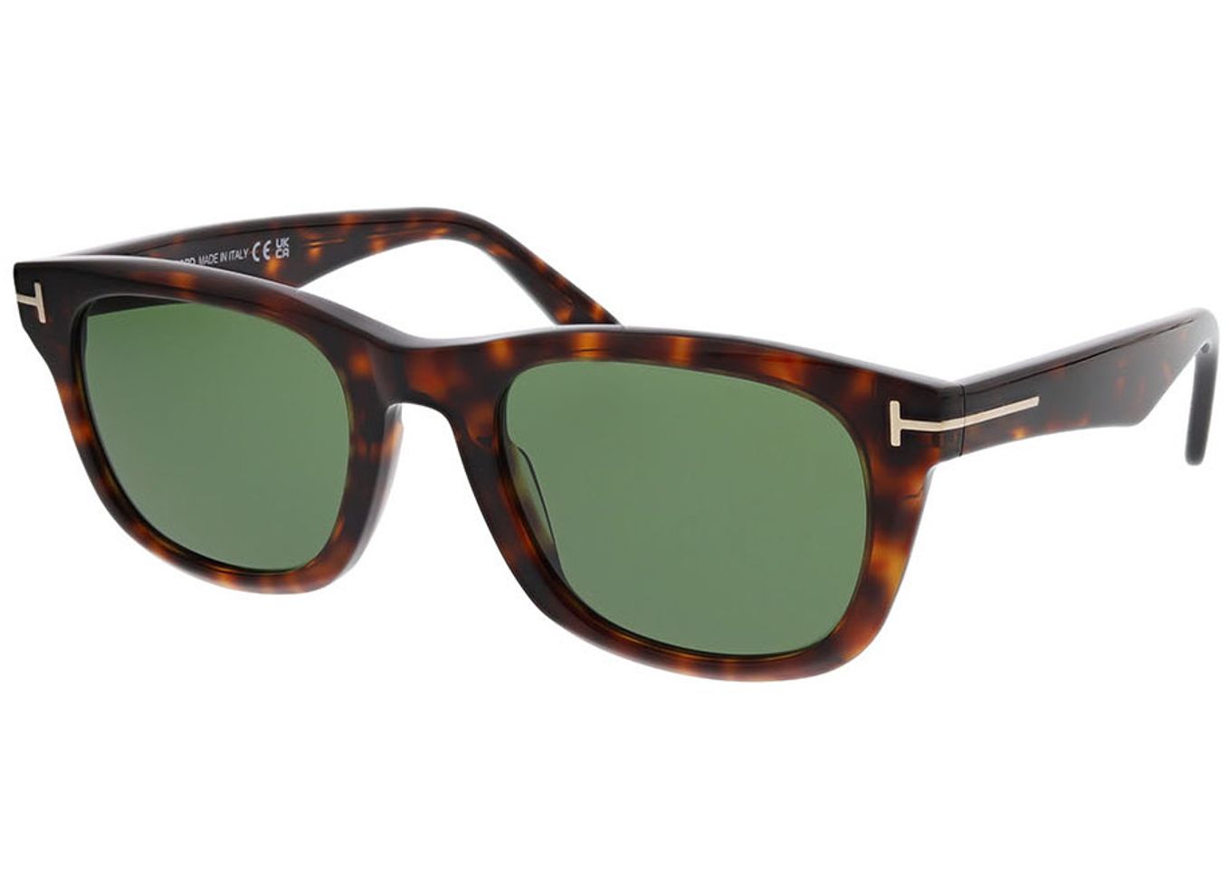 Tom Ford Kendel FT1076 54N 54-22 Sonnenbrille mit Sehstärke erhältlich, Herren, Vollrand, Eckig