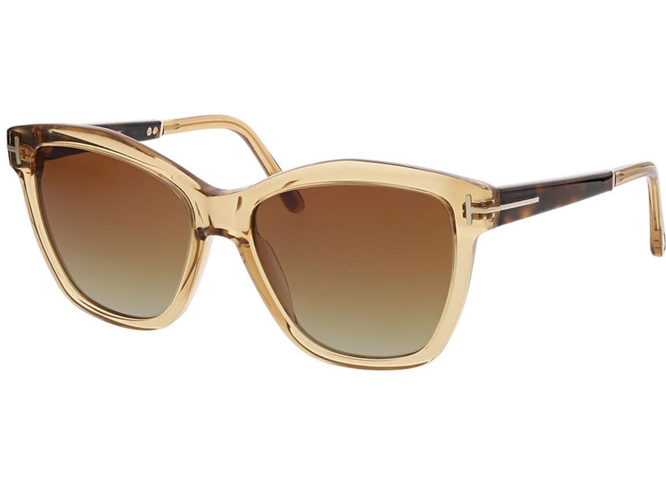 Tom Ford Lucia FT1087 45F 54-16 Sonnenbrille mit Sehstärke erhältlich, Damen, Vollrand, Eckig